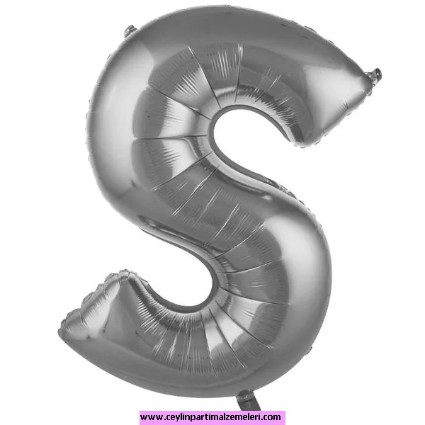 S Gümüş Folyo Balon